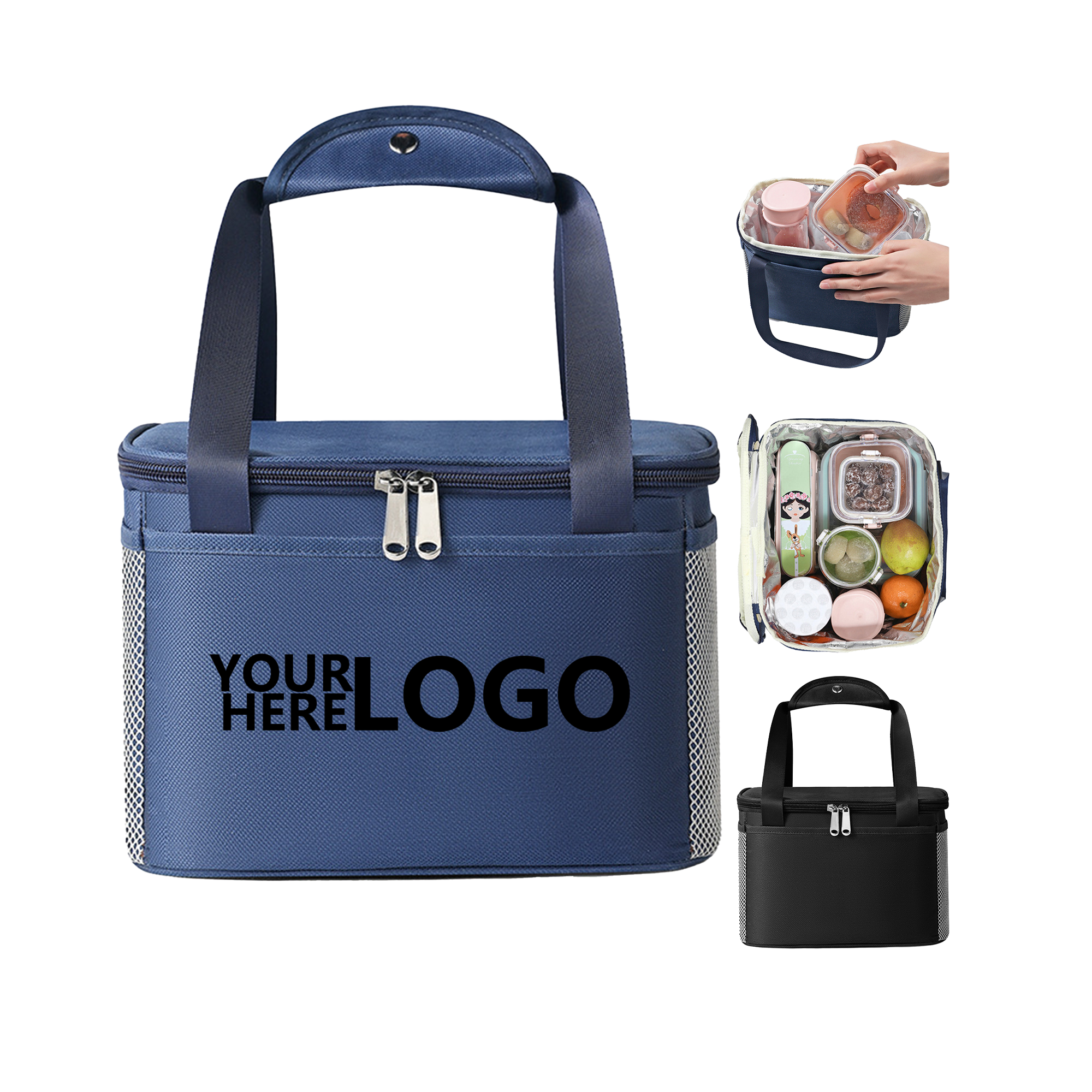 Nylon Insulated Tote with Aluminum Foil Lining 2