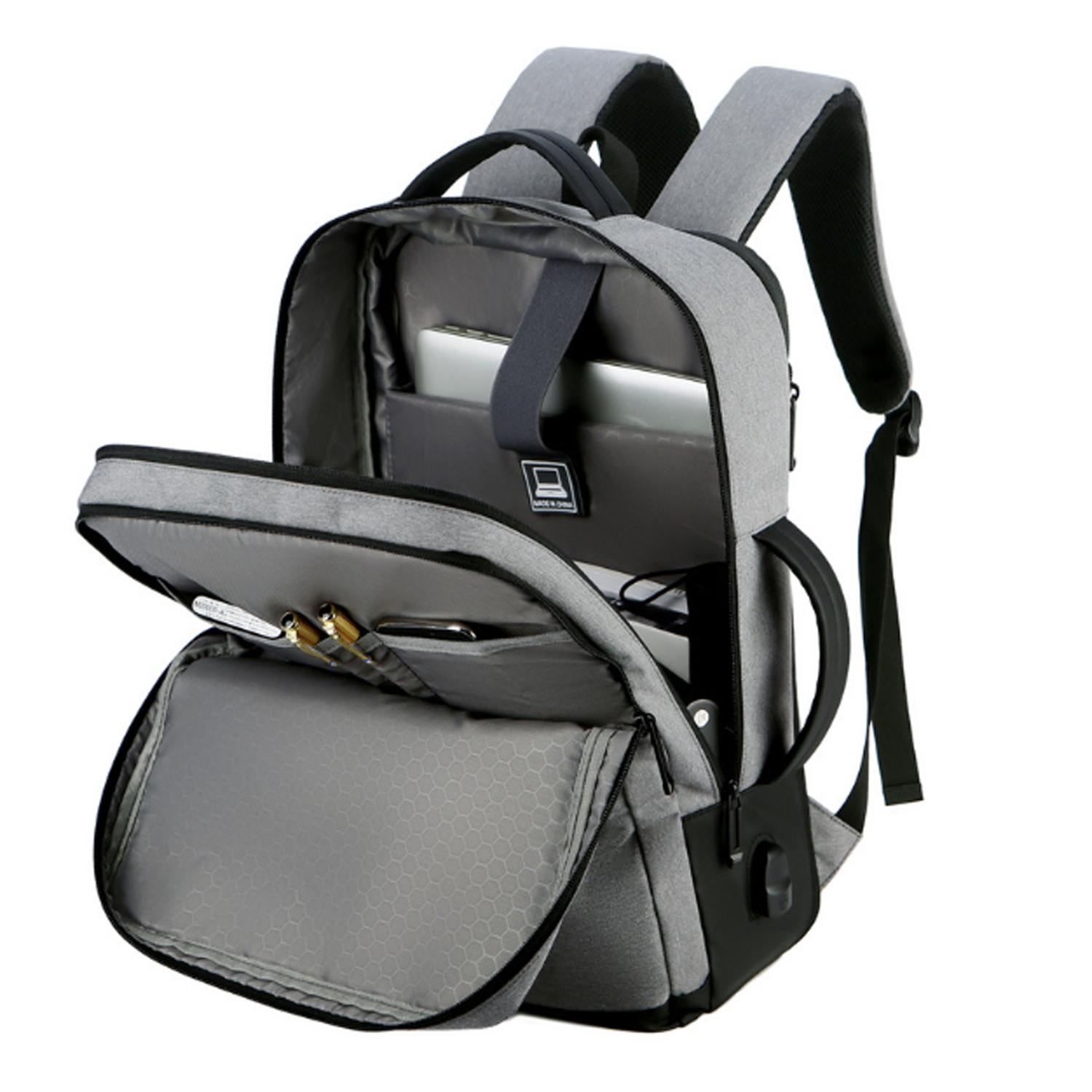 Laptop Backpack w/ USB Charging Port 3