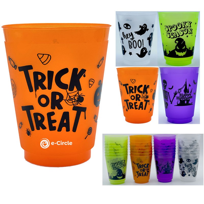 15OZ Halloween Reusable Plastic Cups 2