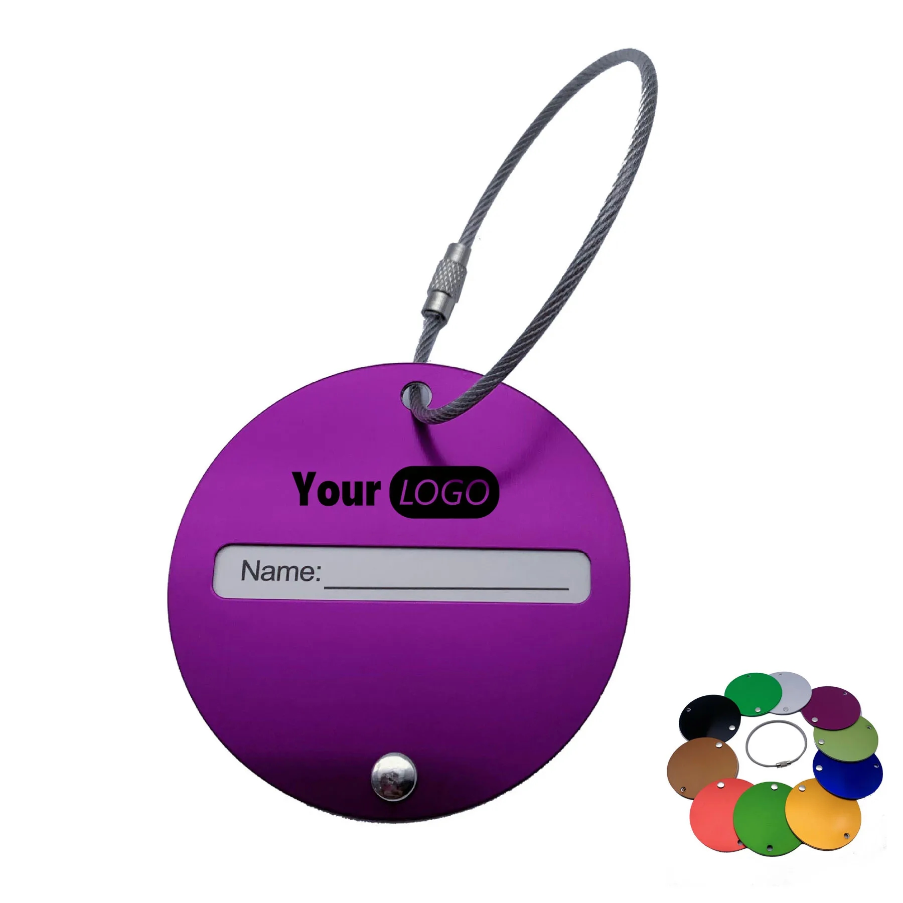 Metal Luggage Tag 4