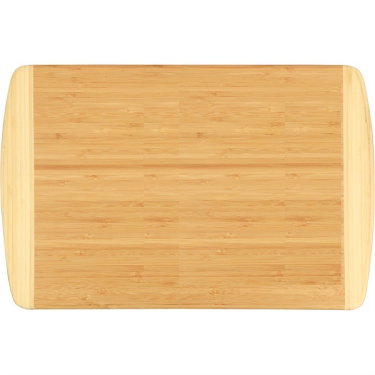 Bamboo 2-Tone Rectangle Cutting Board 3