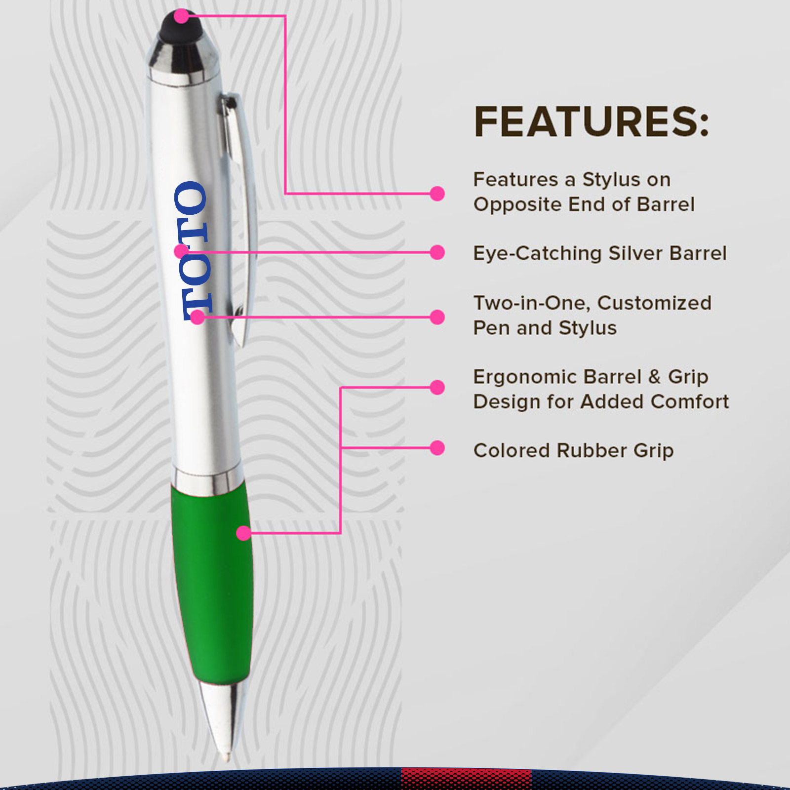 Dery Stylus Ballpoint Pen 10