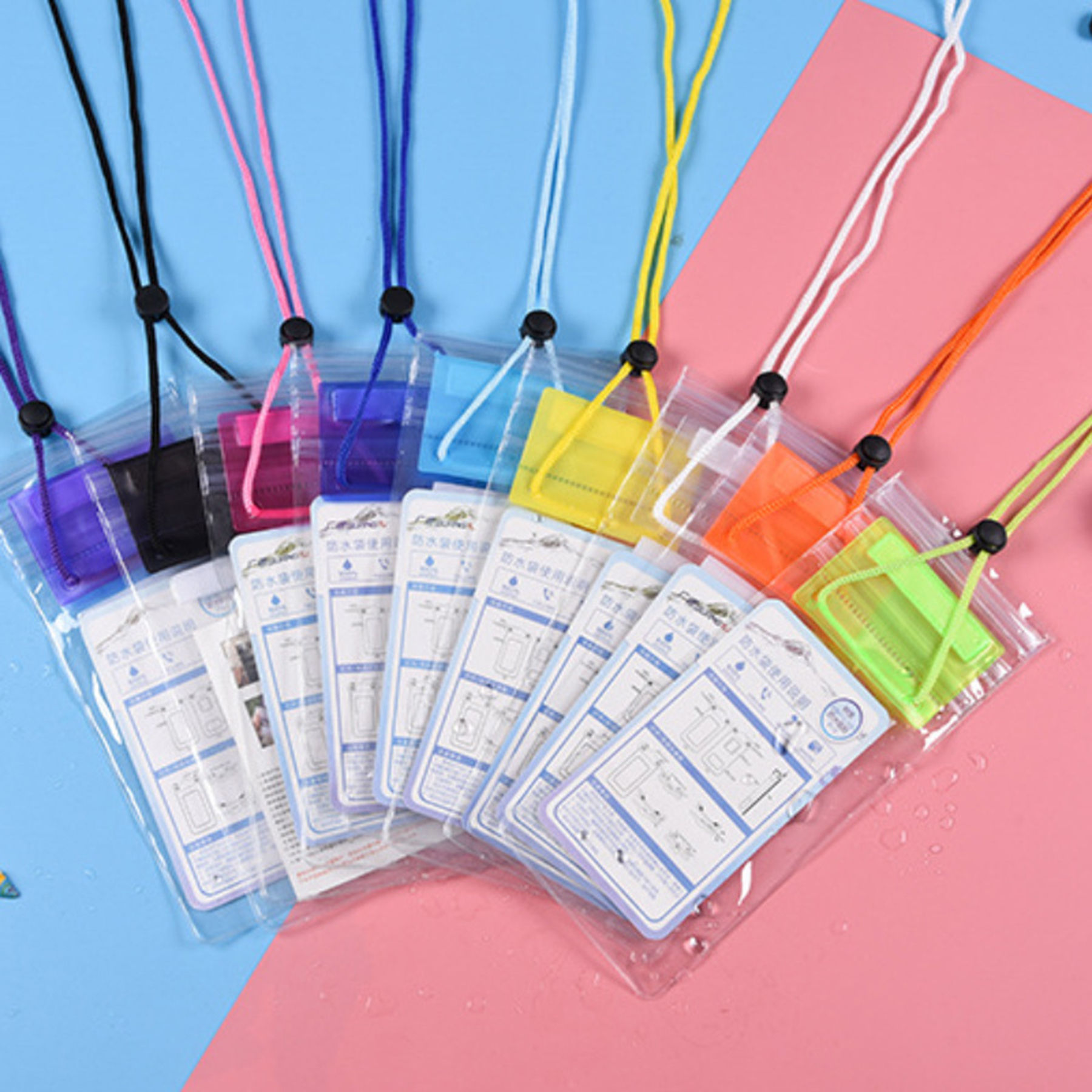 Waterproof Phone Pouch With Lanyard 1