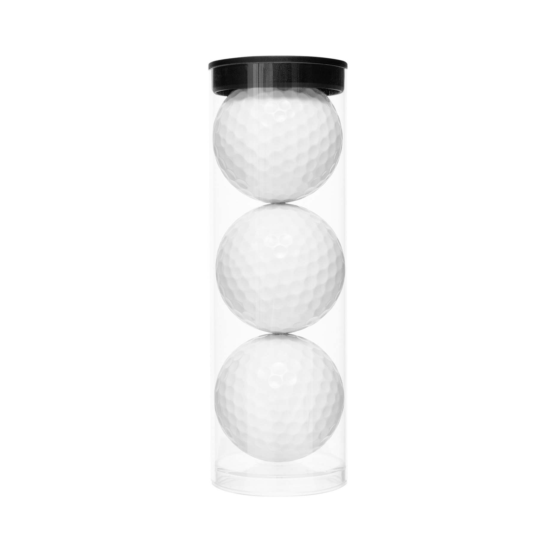 3-Pack Practice Golf Balls w/ Clear Tube 3
