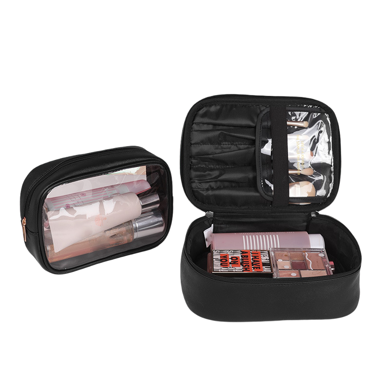 2 in 1 Custom Travel Toiletry Bag Makeup Cosmetic Organizer 10