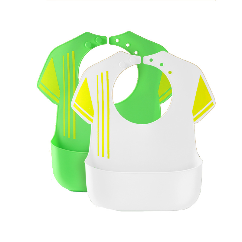 Silicone Football Jersey Baby Bib 2