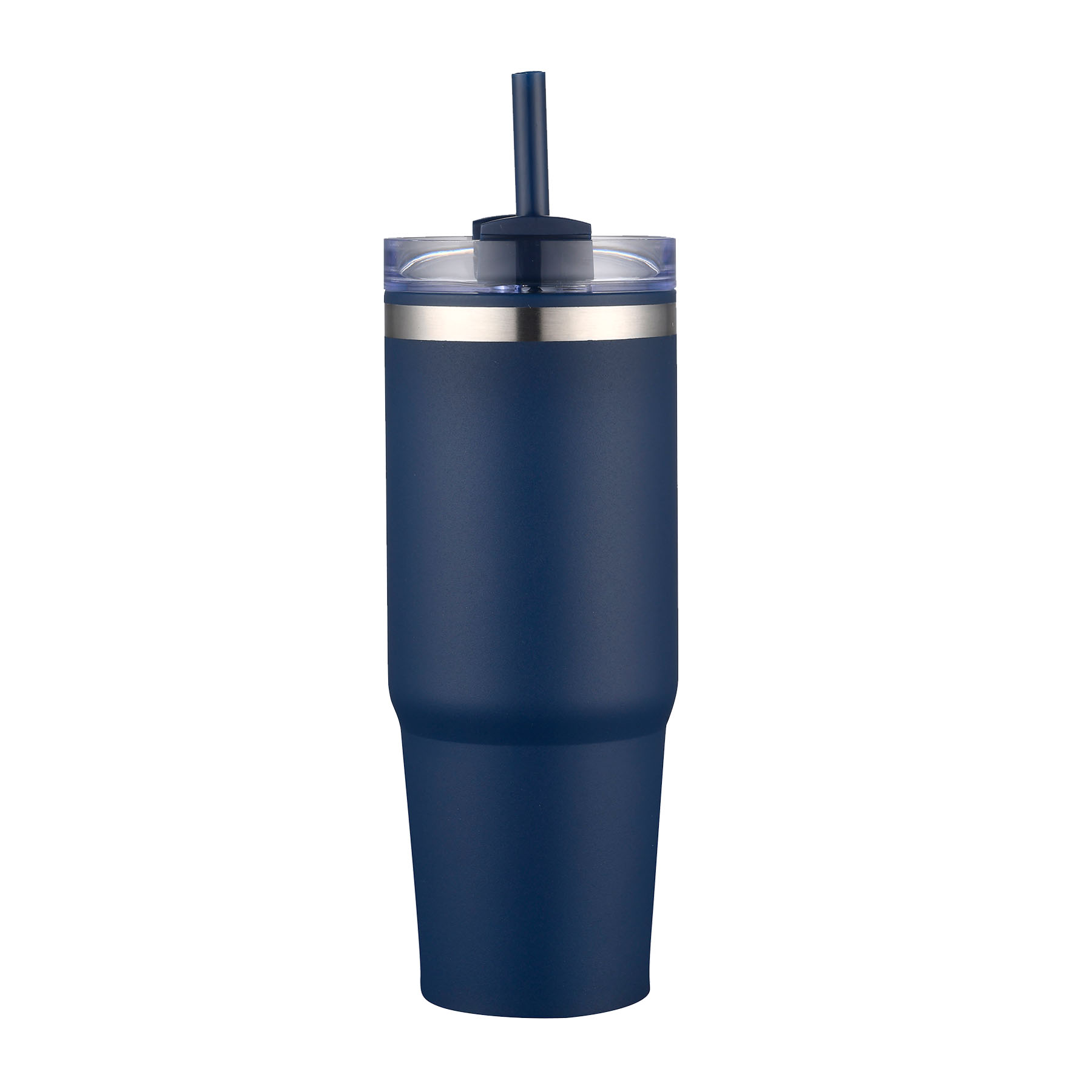 30 oz. PP Inner Double Wall Insulated Travel Mug w/Straw & Twist Closure Lid 7