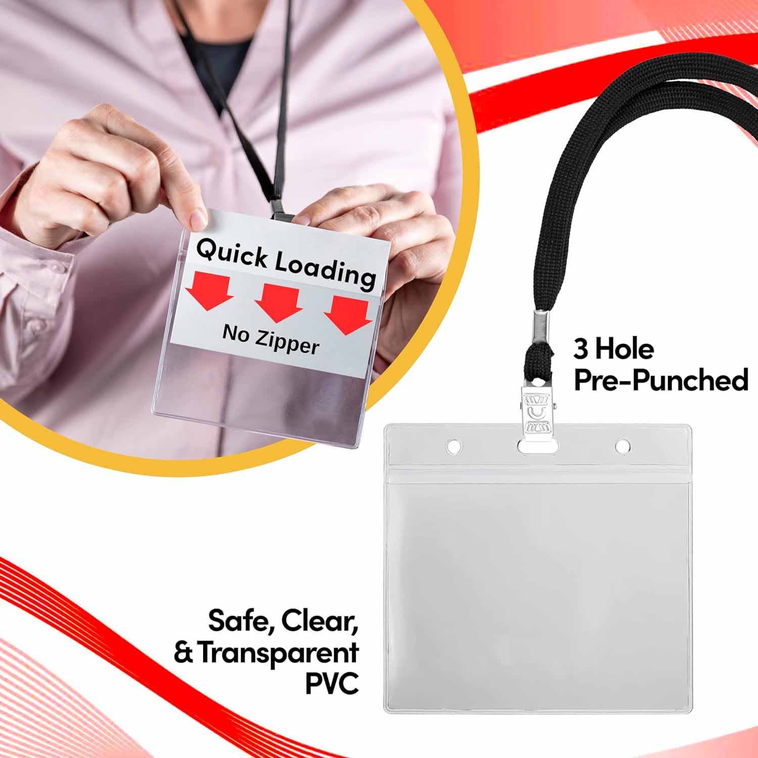 Dedicated lanyard card holder 3