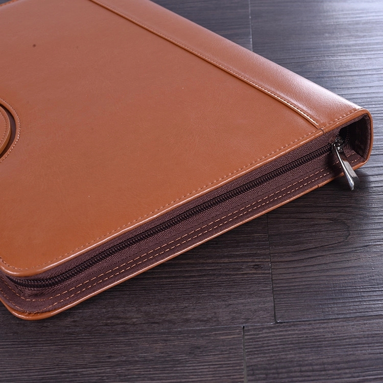 Leather Business Padfolio with folding Handles 11