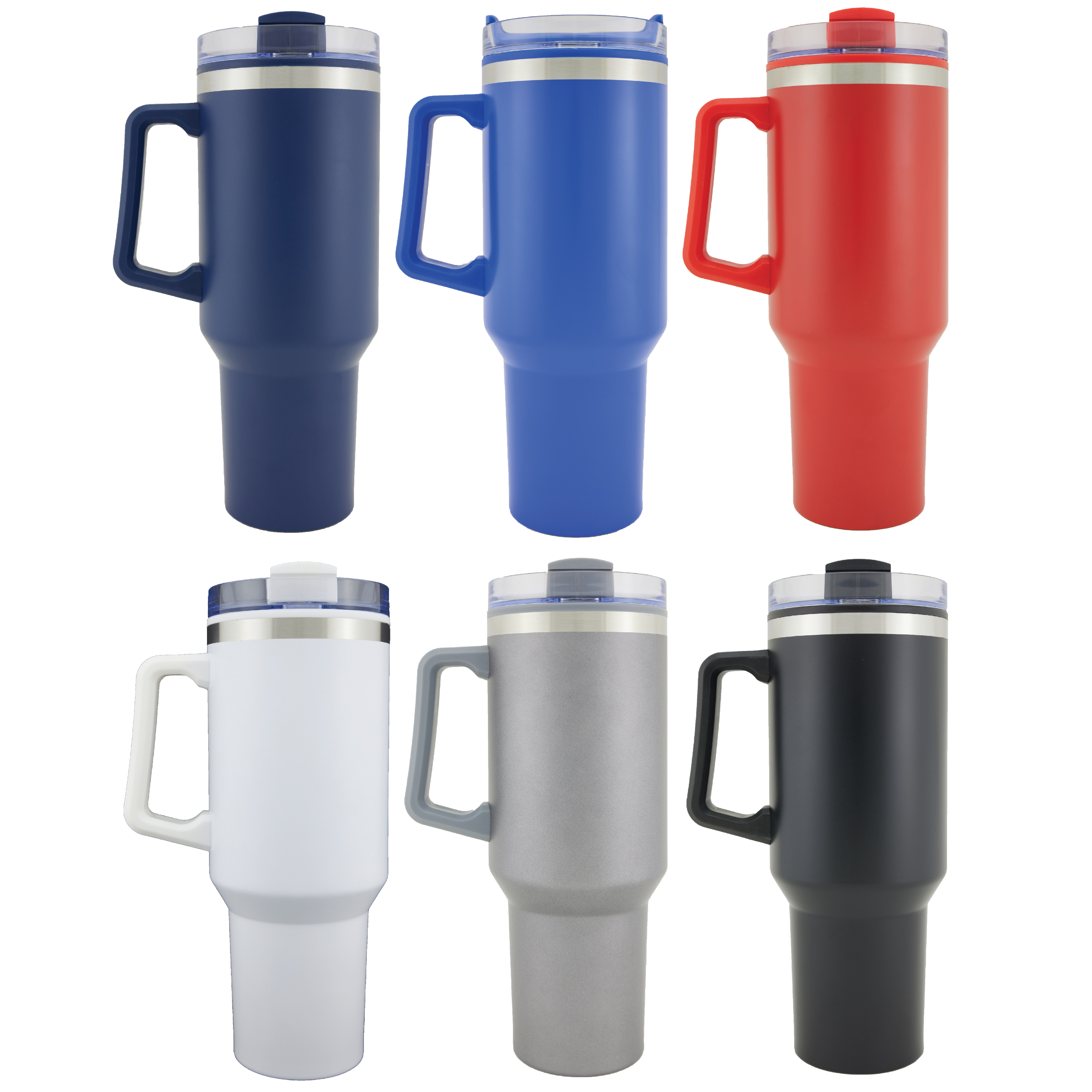 Madison 40 Oz. Double Wall SS/PP Tumbler w/Handle and Straw 21