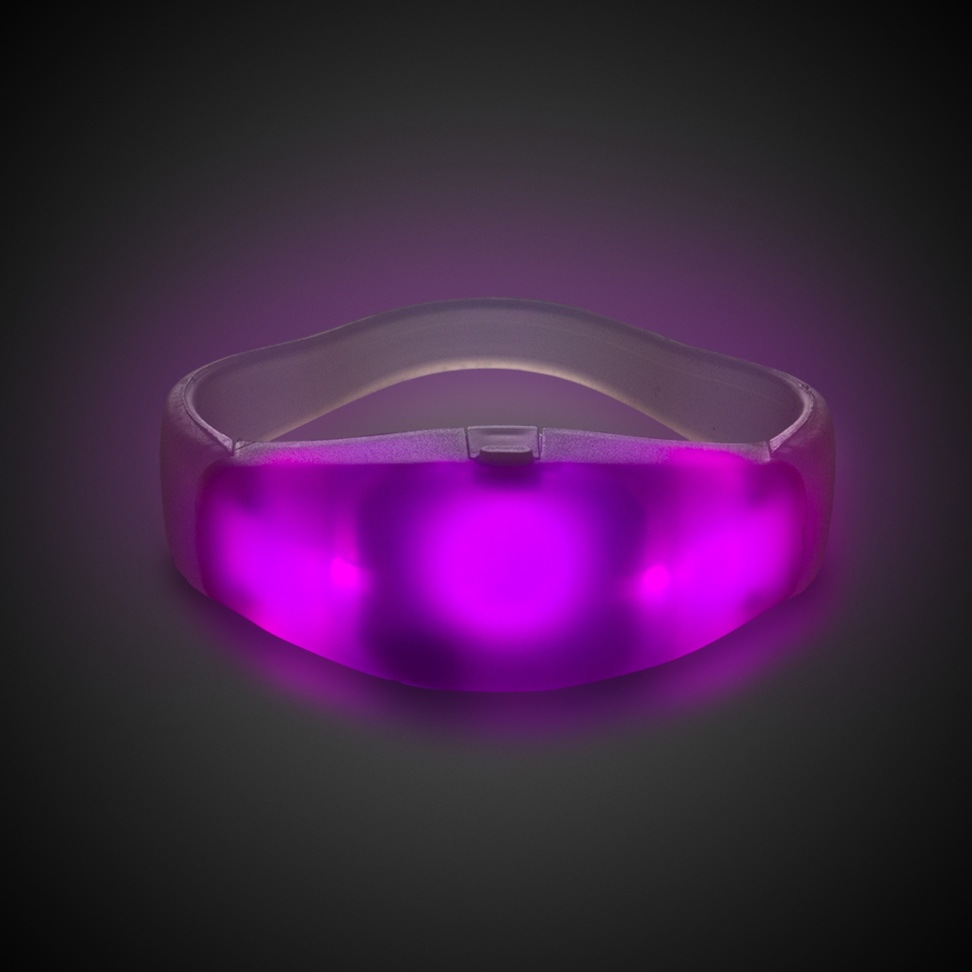 Pink LED Stretchy Bangle Bracelets (Pad Print) 3