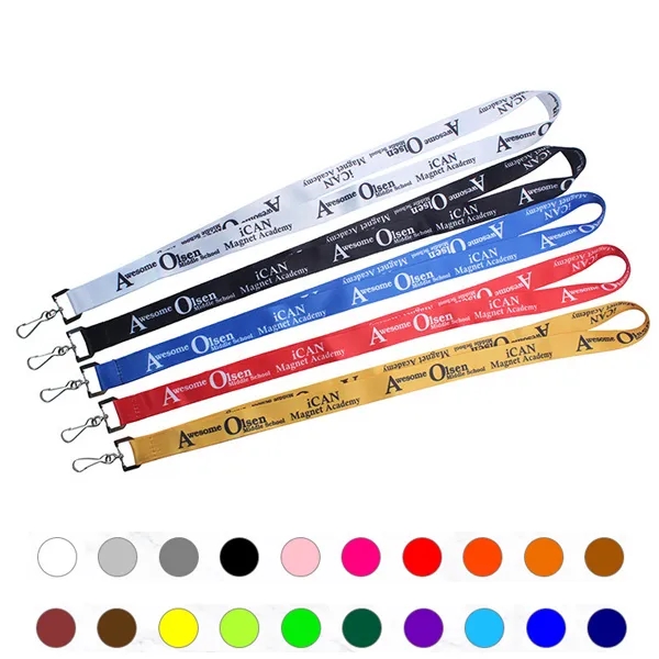 Flat Polyester Custom Sublimation Lanyards 1