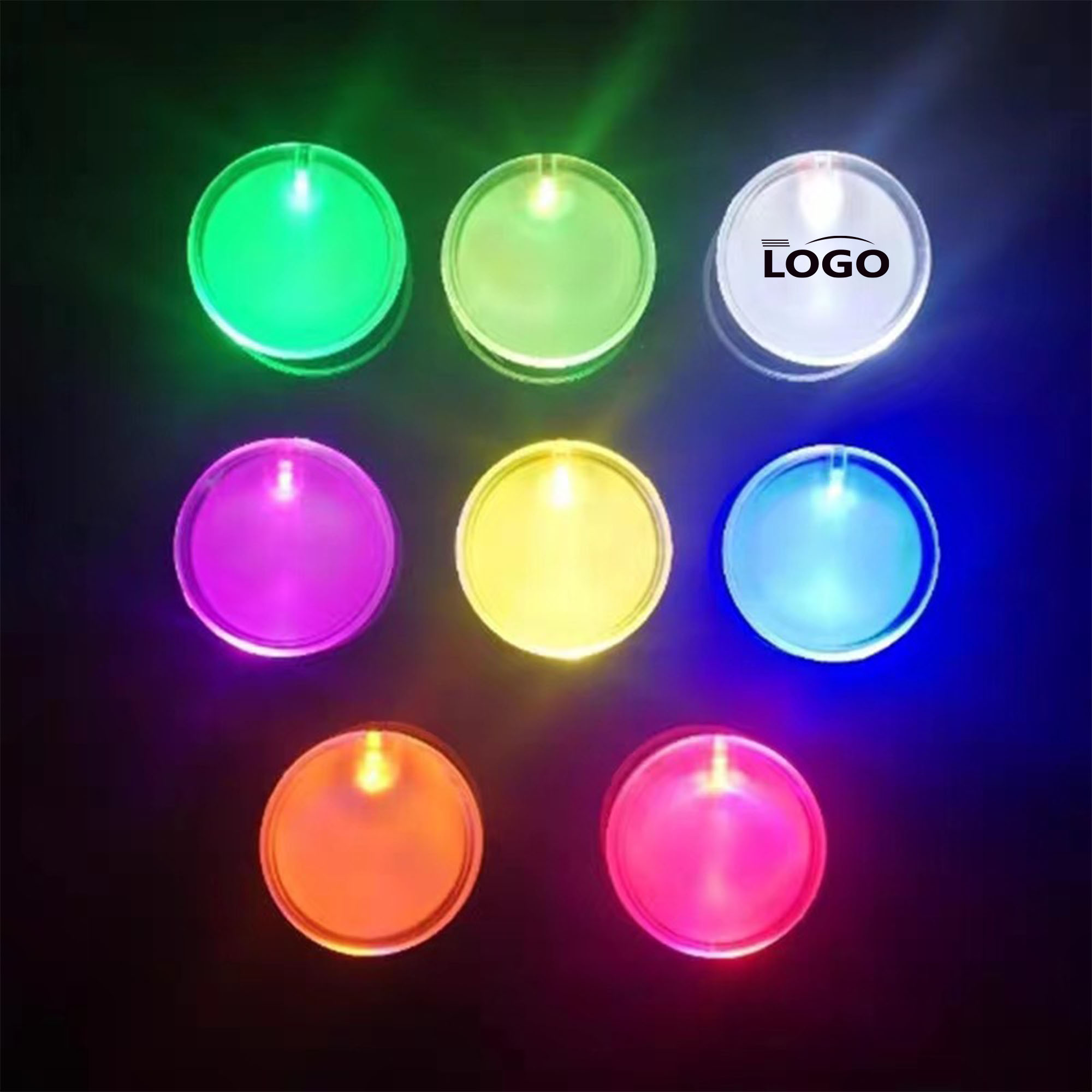 Flashing LED Promotional Pin Badge 2