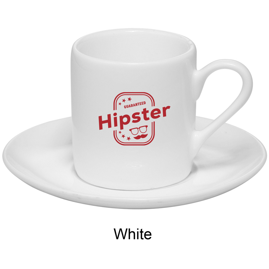 3 oz. Set Espresso Cups with Saucers 3