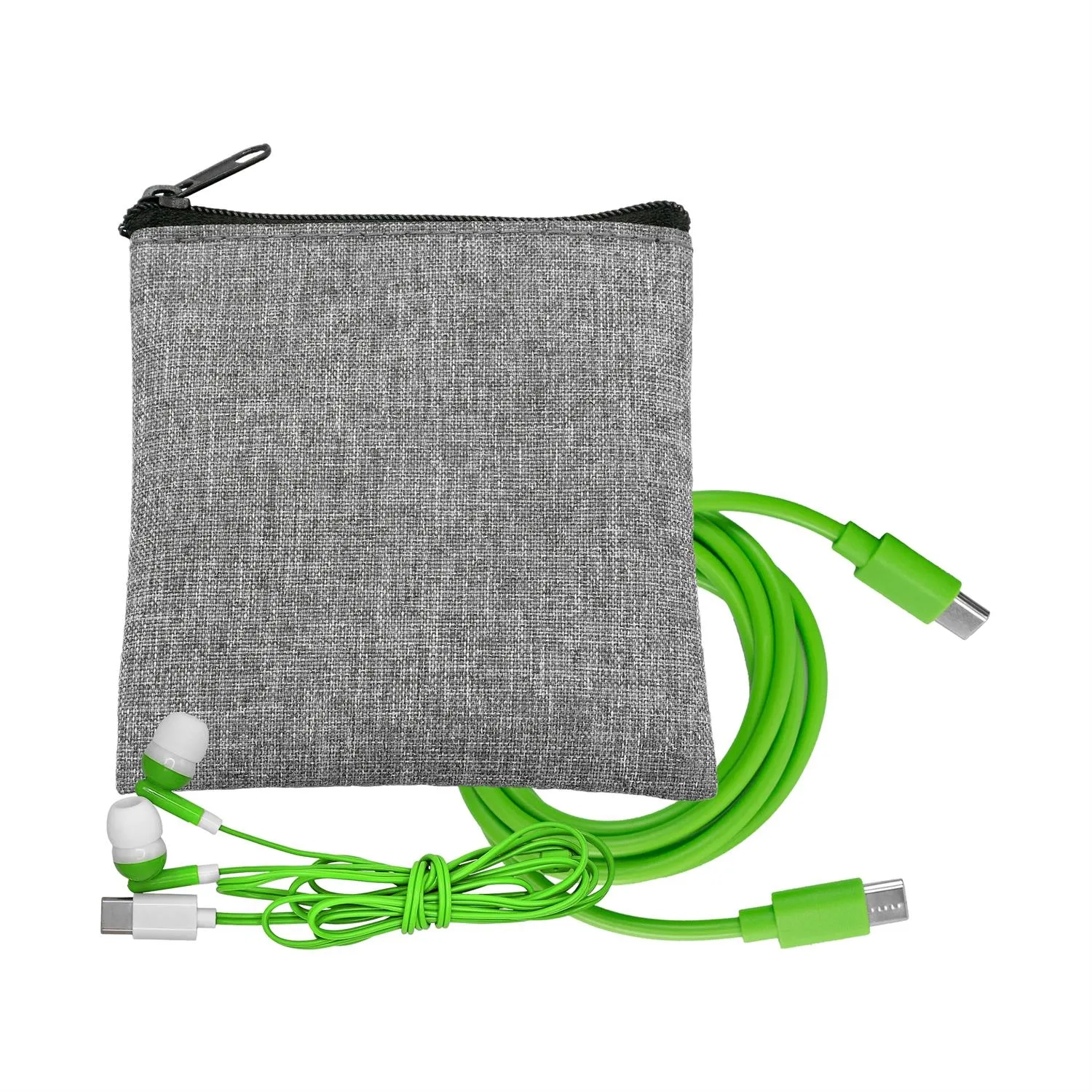 Recycled C to C Cable & Ear Bud Set 4
