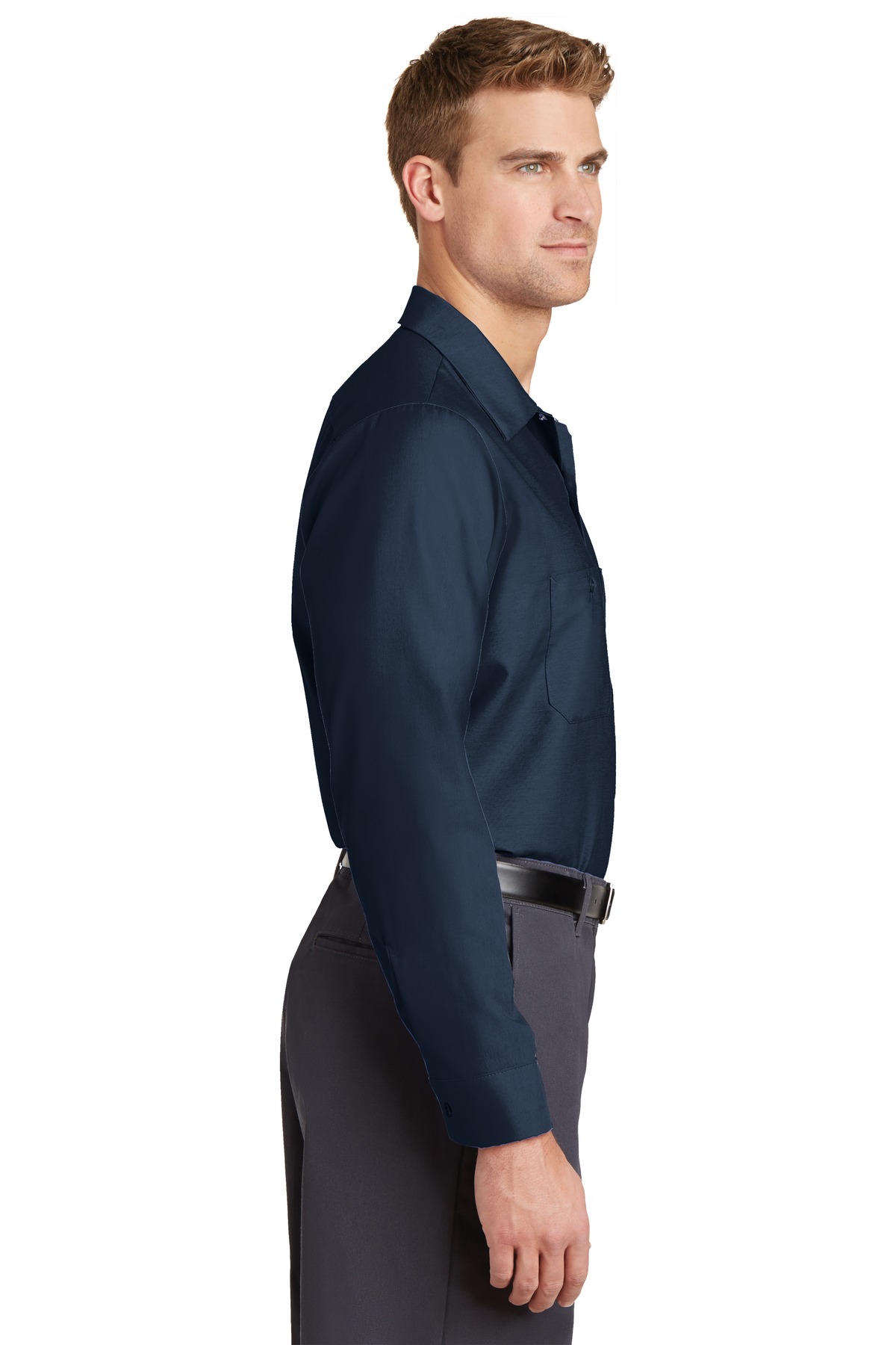 Red Kap Long Sleeve Industrial Work Shirt. SP14 73