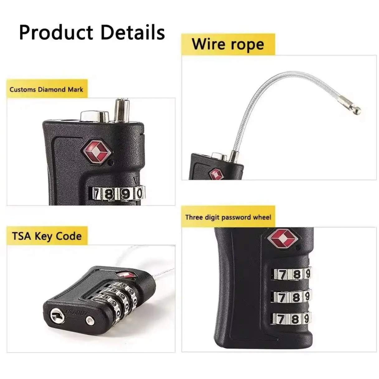 Combination Luggage Lock 2