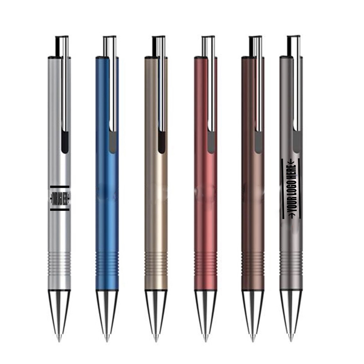 Medium Point Black Ink Pens Bulk Click Personalized 2