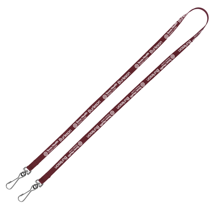 "CULVER" 3/4" Width Dual Attachment Silkscreen Polyester Lanyard 6