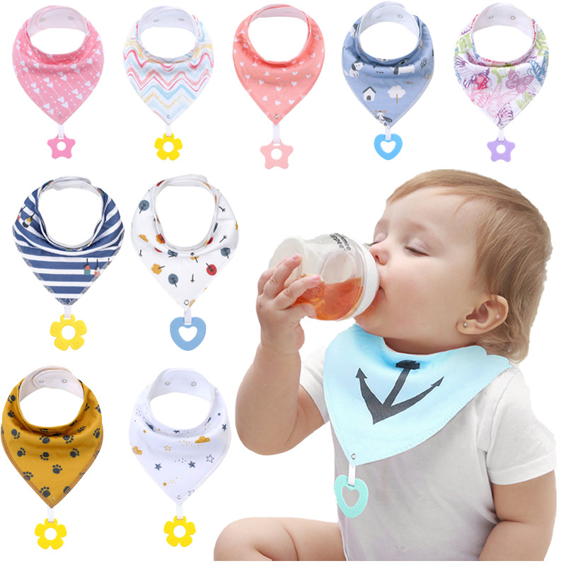 Baby Bandana Drool Bibs Teething Toys 3