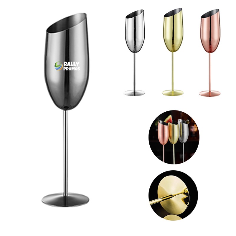 Stainless Steel Champagne Flutes 1