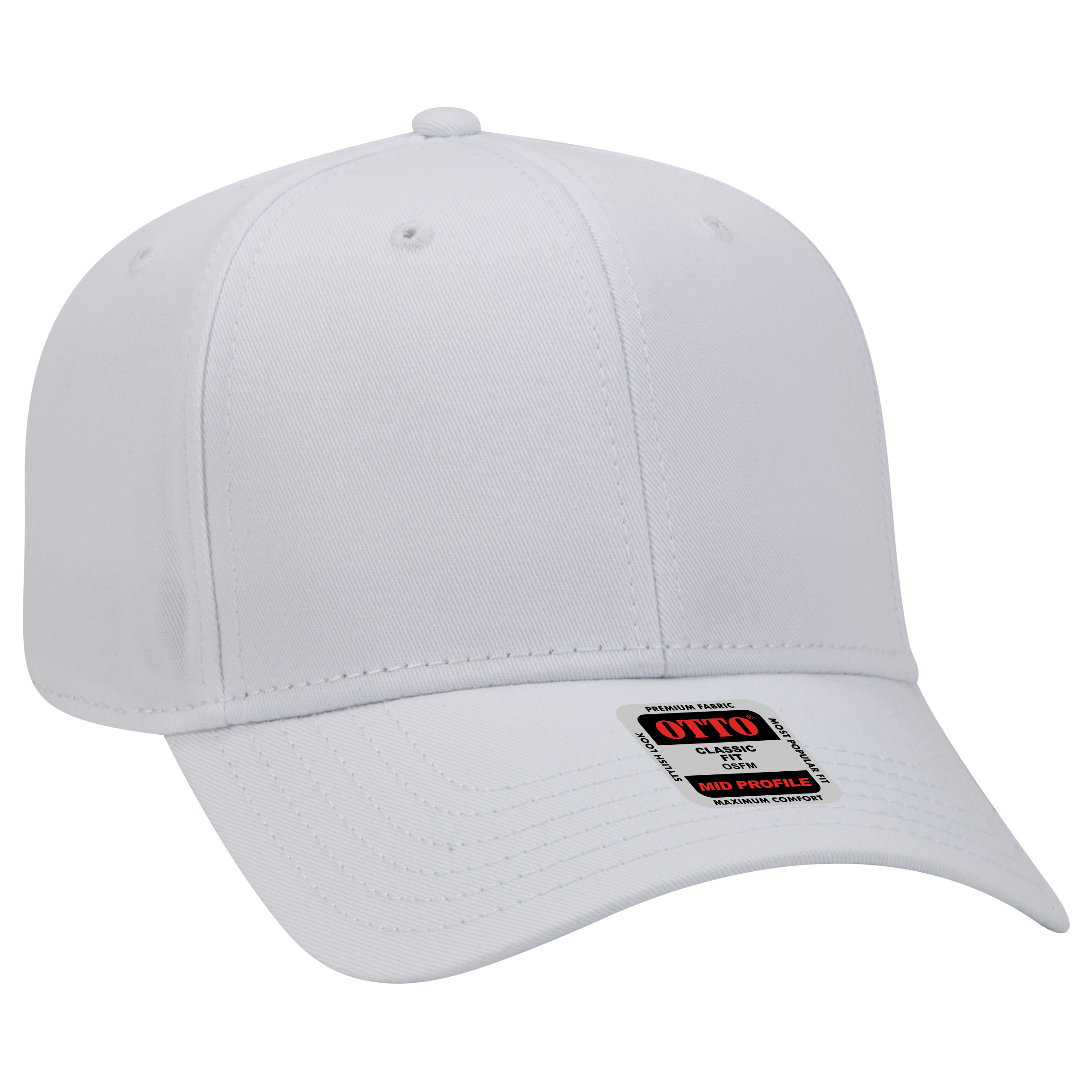 OTTO CAP® 6 Panel Mid Profile Baseball Cap 36