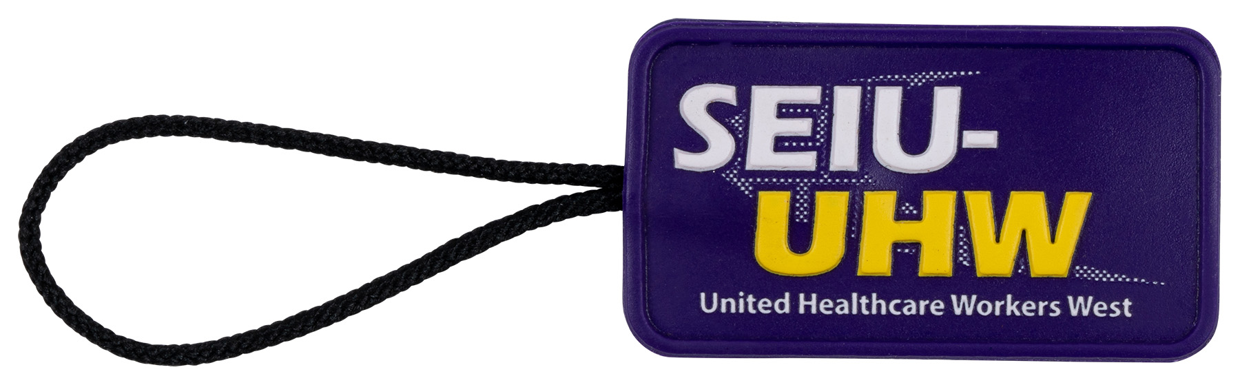 2D Custom Zipper Pull with cord 15