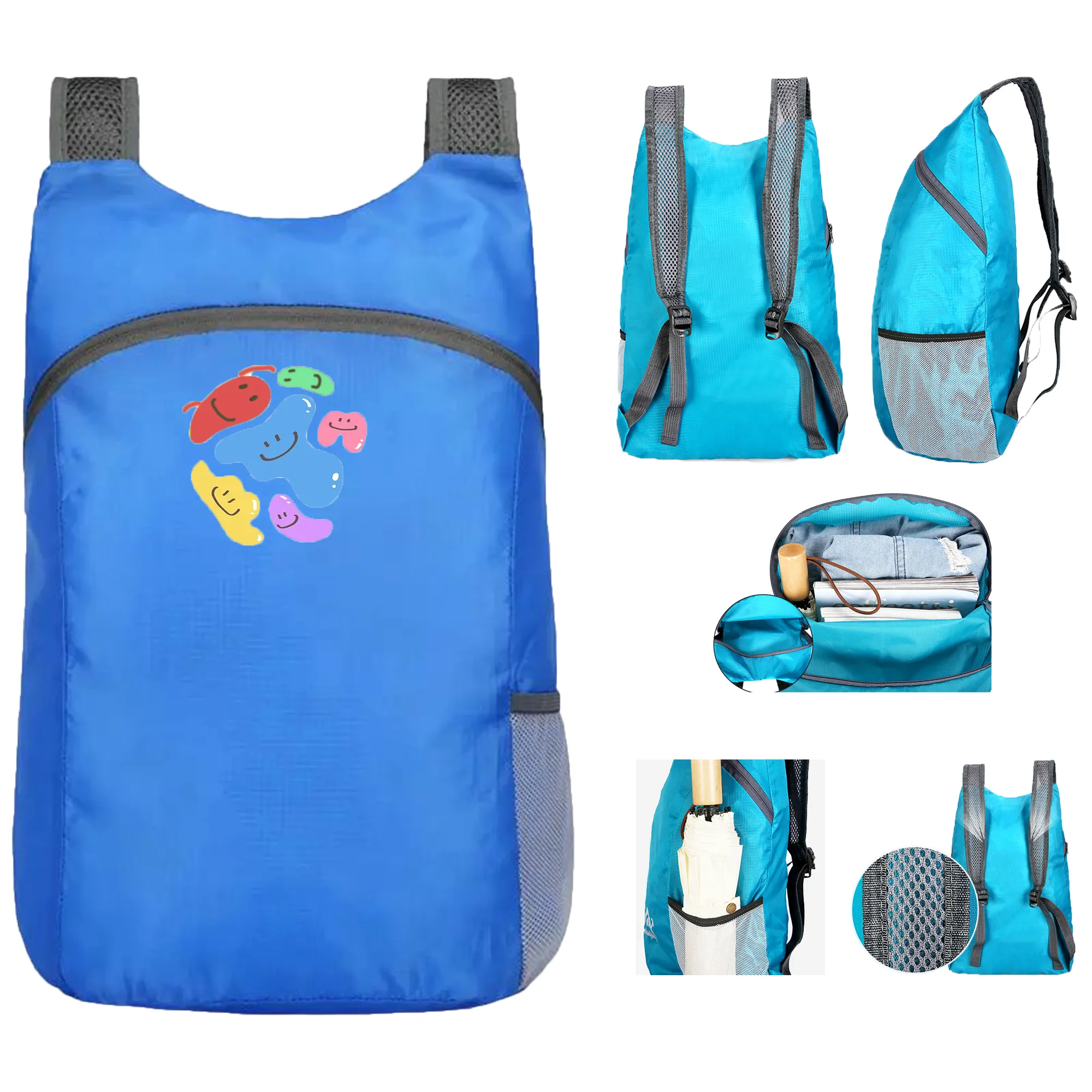 Lightweight foldable backpack 1