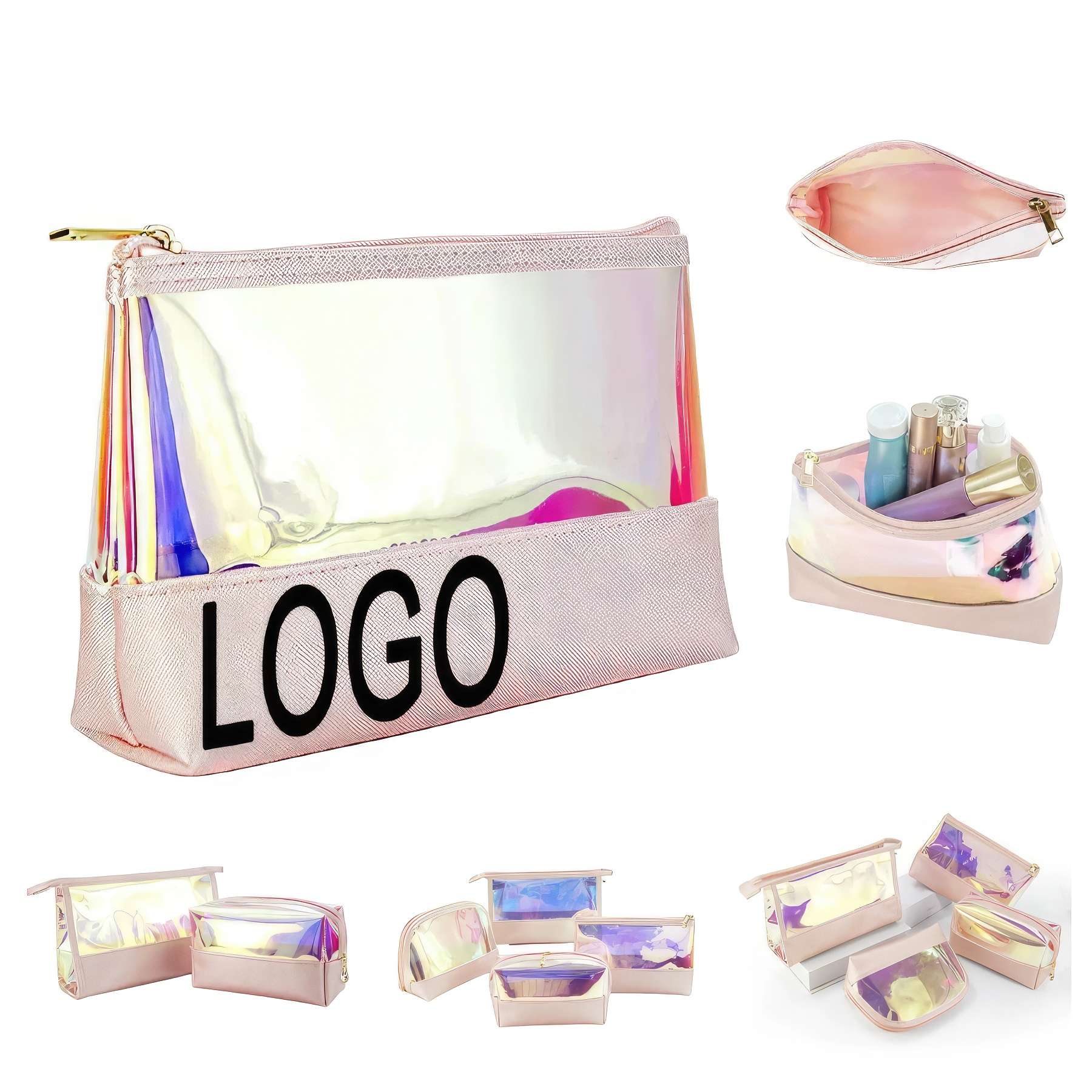 TPU Travel Makeup Organizer Pouch & Cosmetic Toiletry Bag 2