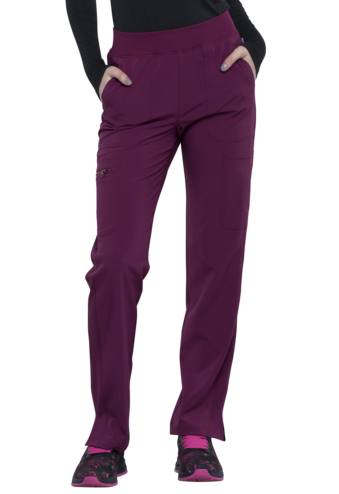 Infinity - Women's 6- Pocket Mid Rise Tapered Leg Pant 6