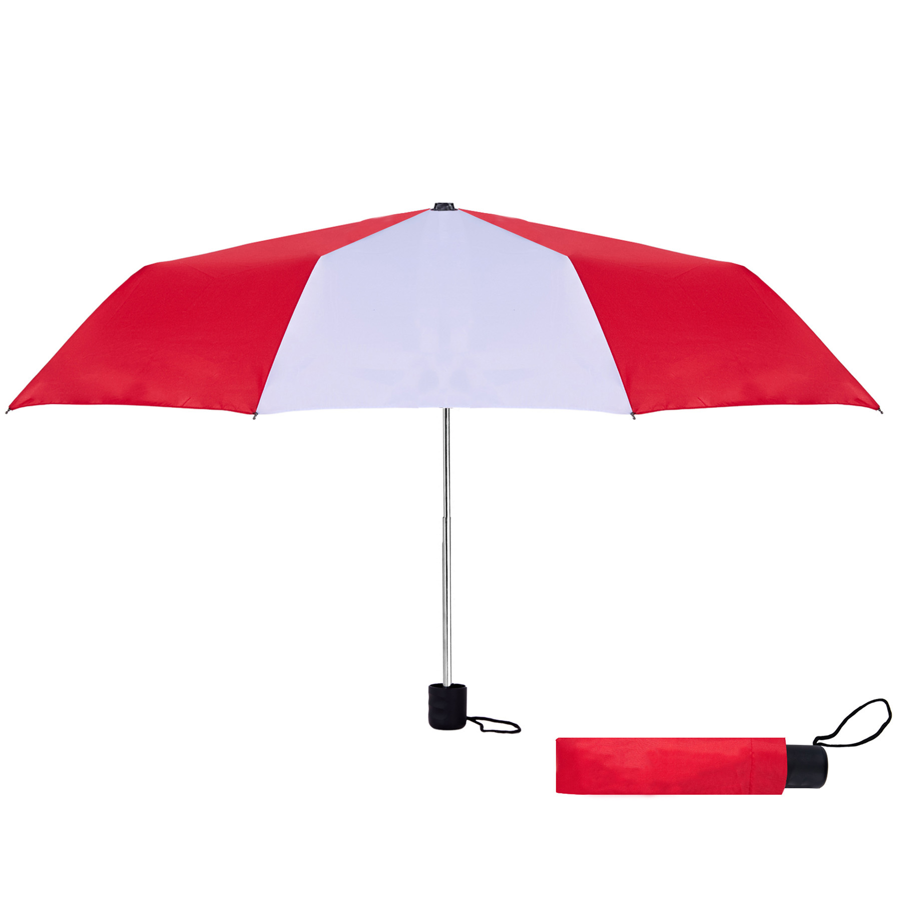 42" Arc Manual Open Compact Folding Umbrella 13