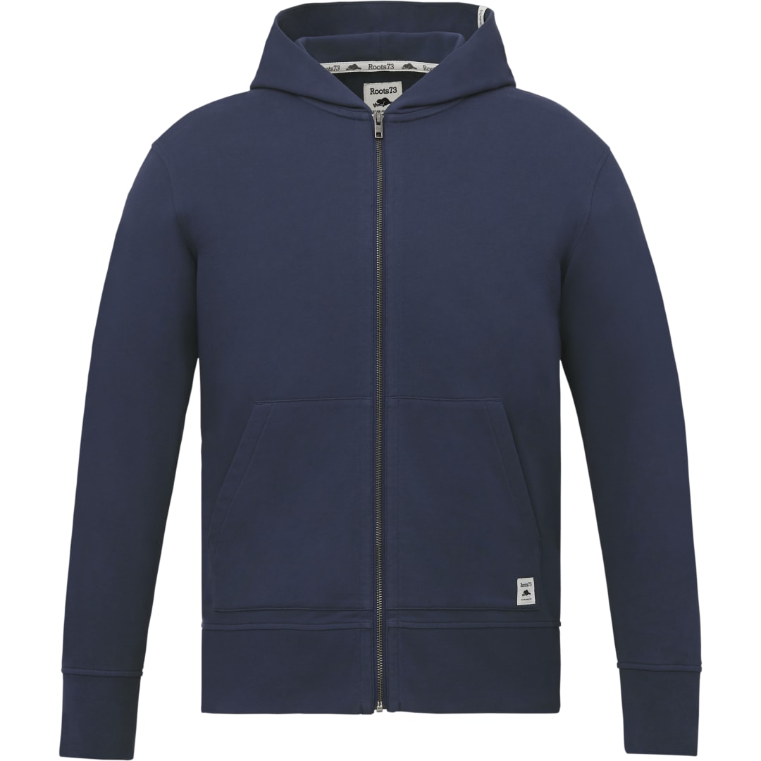 Roots73 CANMORE Eco Full Zip Hoody - Men's, custom hoodie or sweatshirt with logo imprint 96