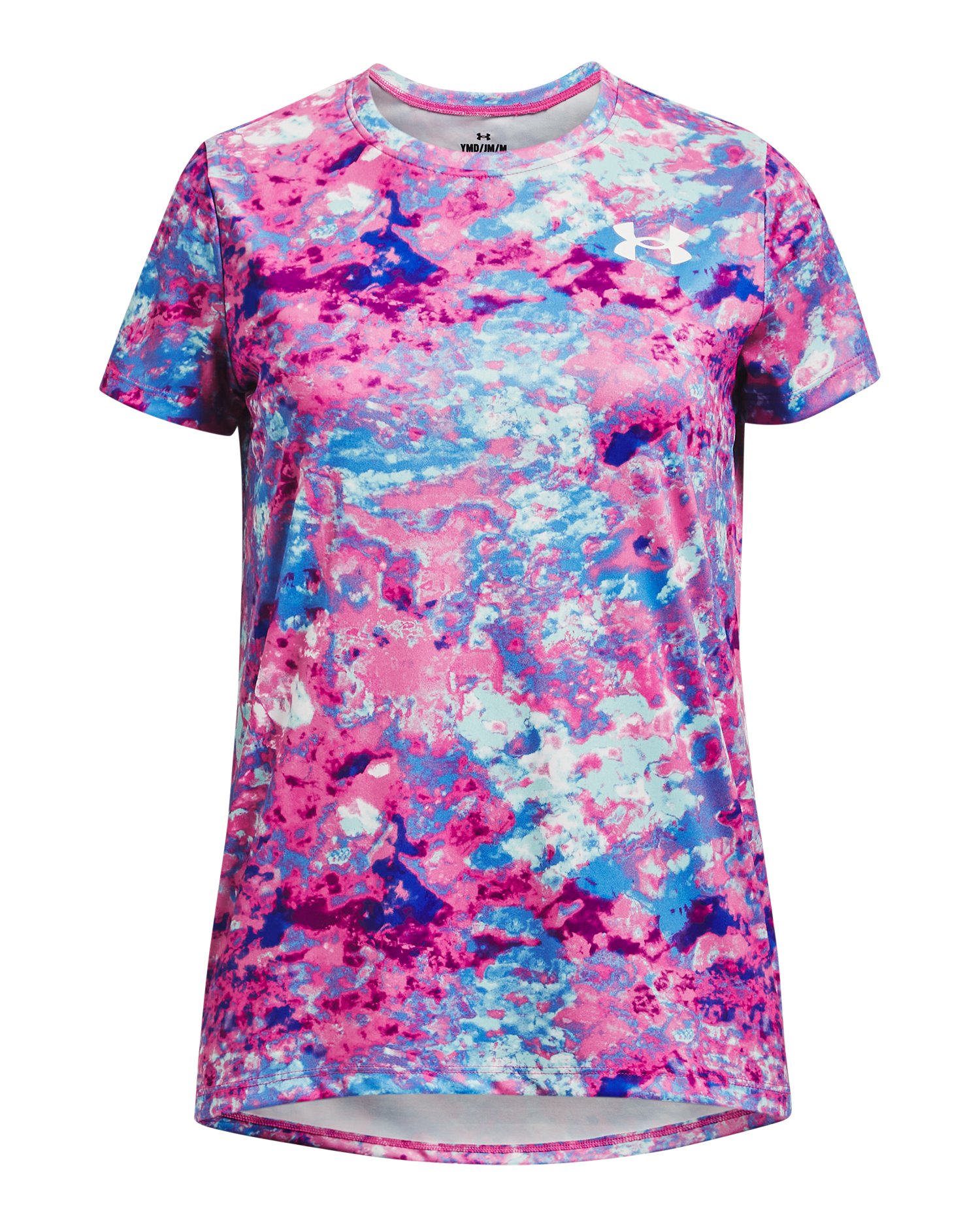Girls' UA Tech Printed Short Sleeve  6