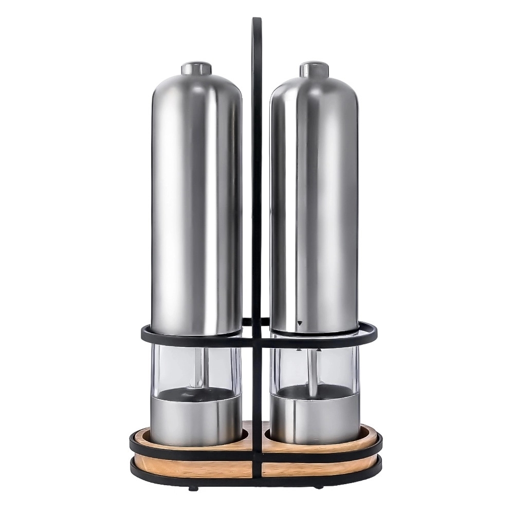 Stainless steel flavoring bottle Pepper Grinder 3