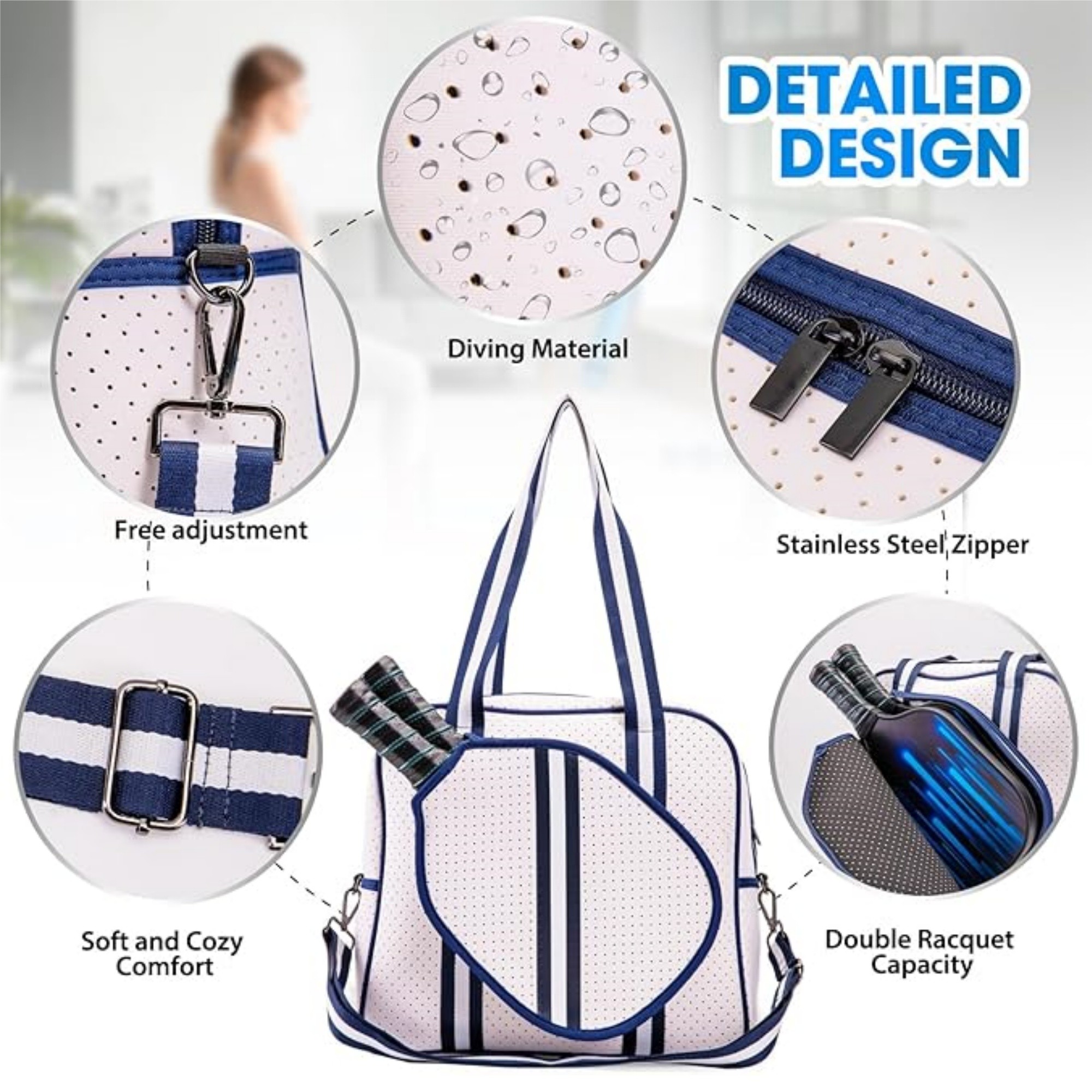Crossbody Sling Pickleball Bag 8