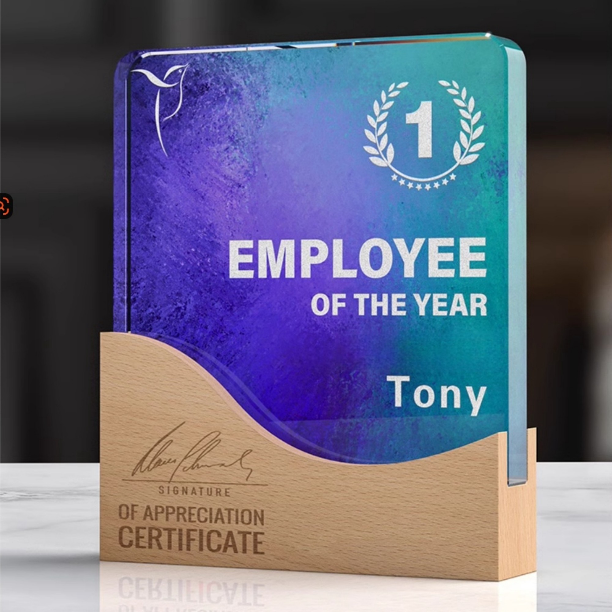 Beechwood Crystal Trophy 4