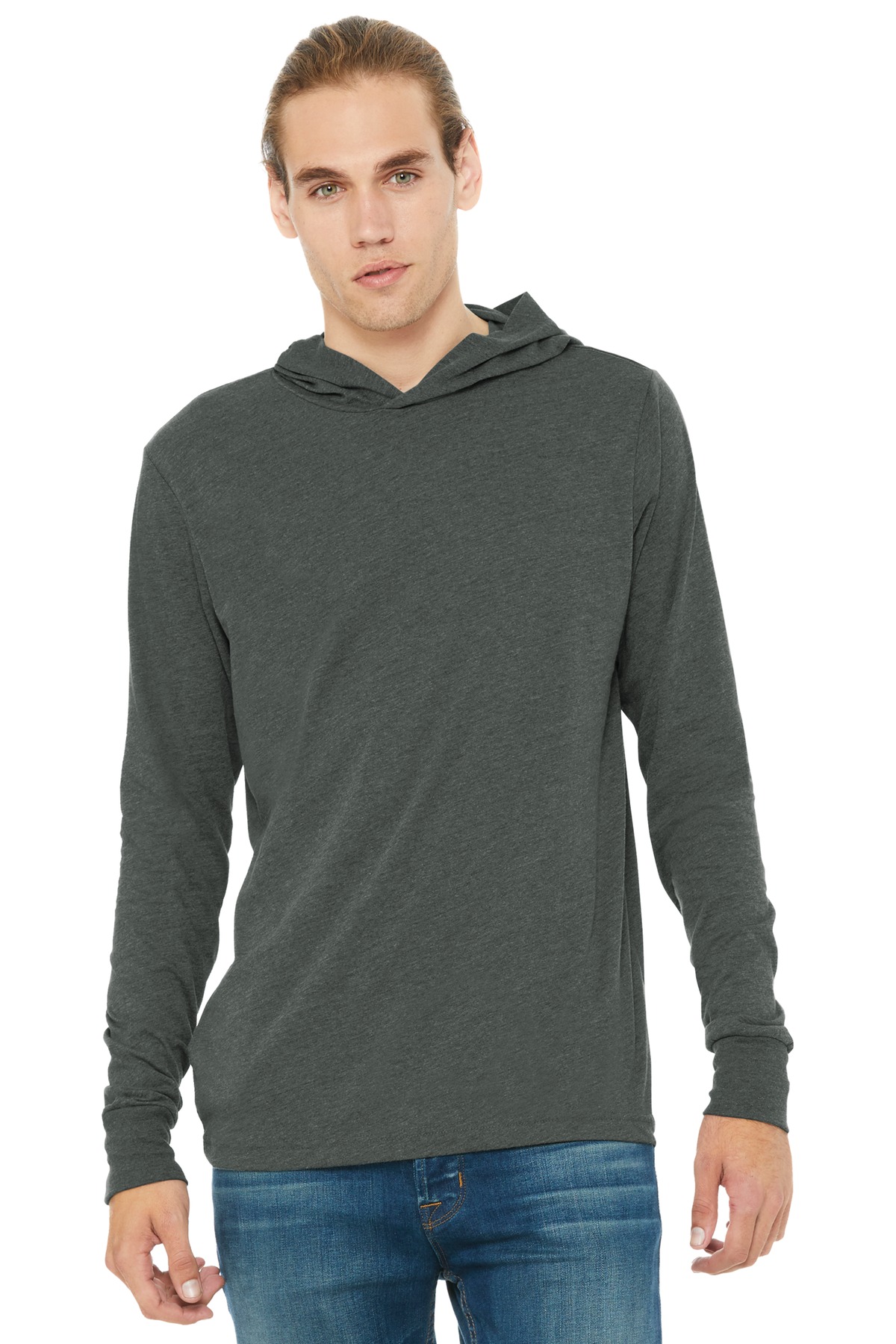 BELLA+CANVAS Unisex Jersey Long Sleeve Hoodie. BC3512 31