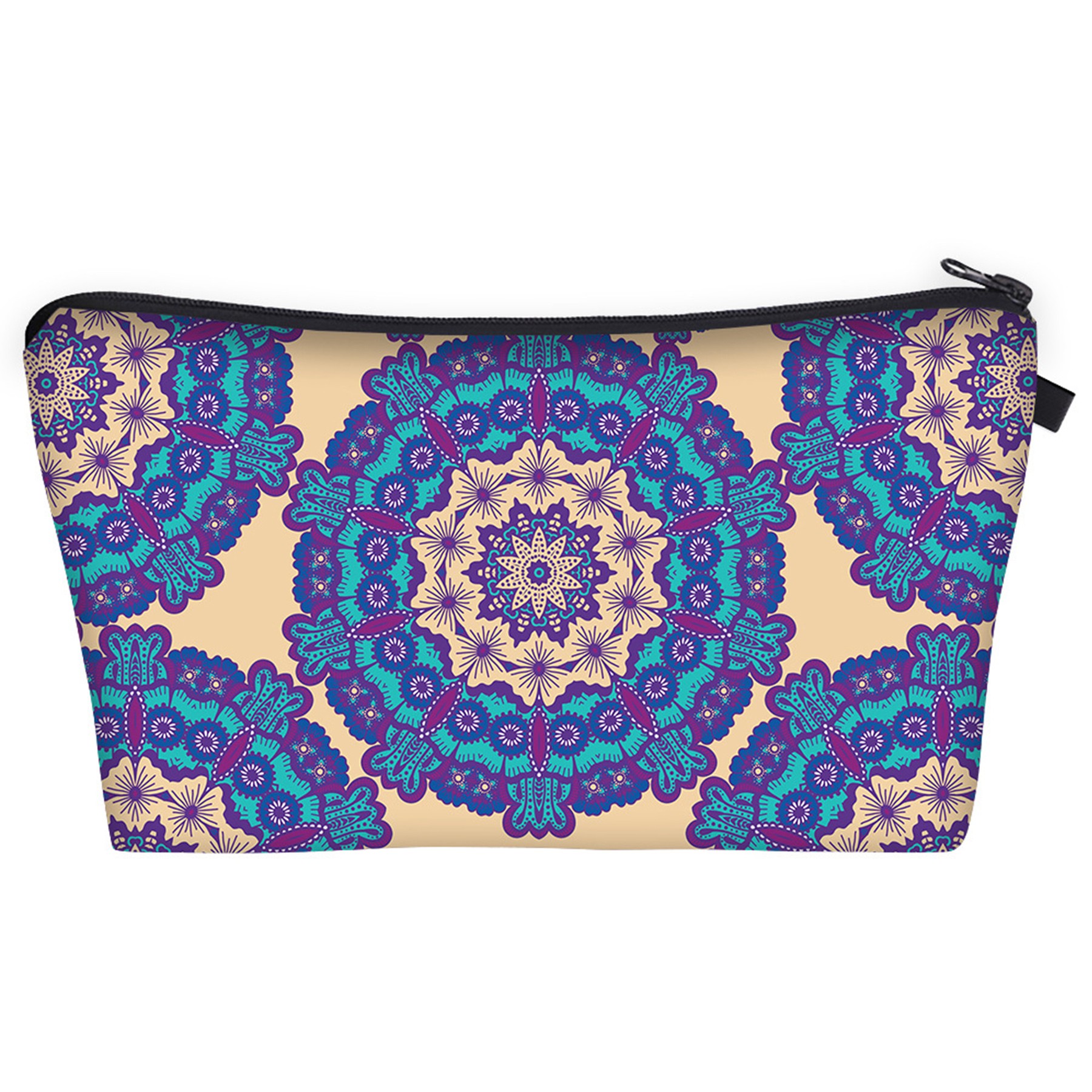 Digital Print Clutch Mandala Makeup Bag 19
