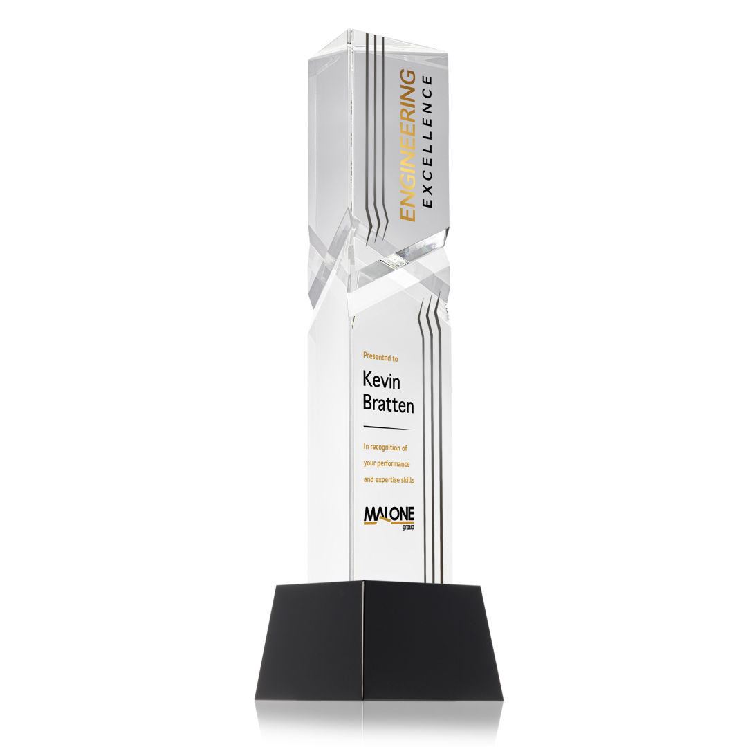 Oakham VividPrint™ Award on Robson Base - Black 15