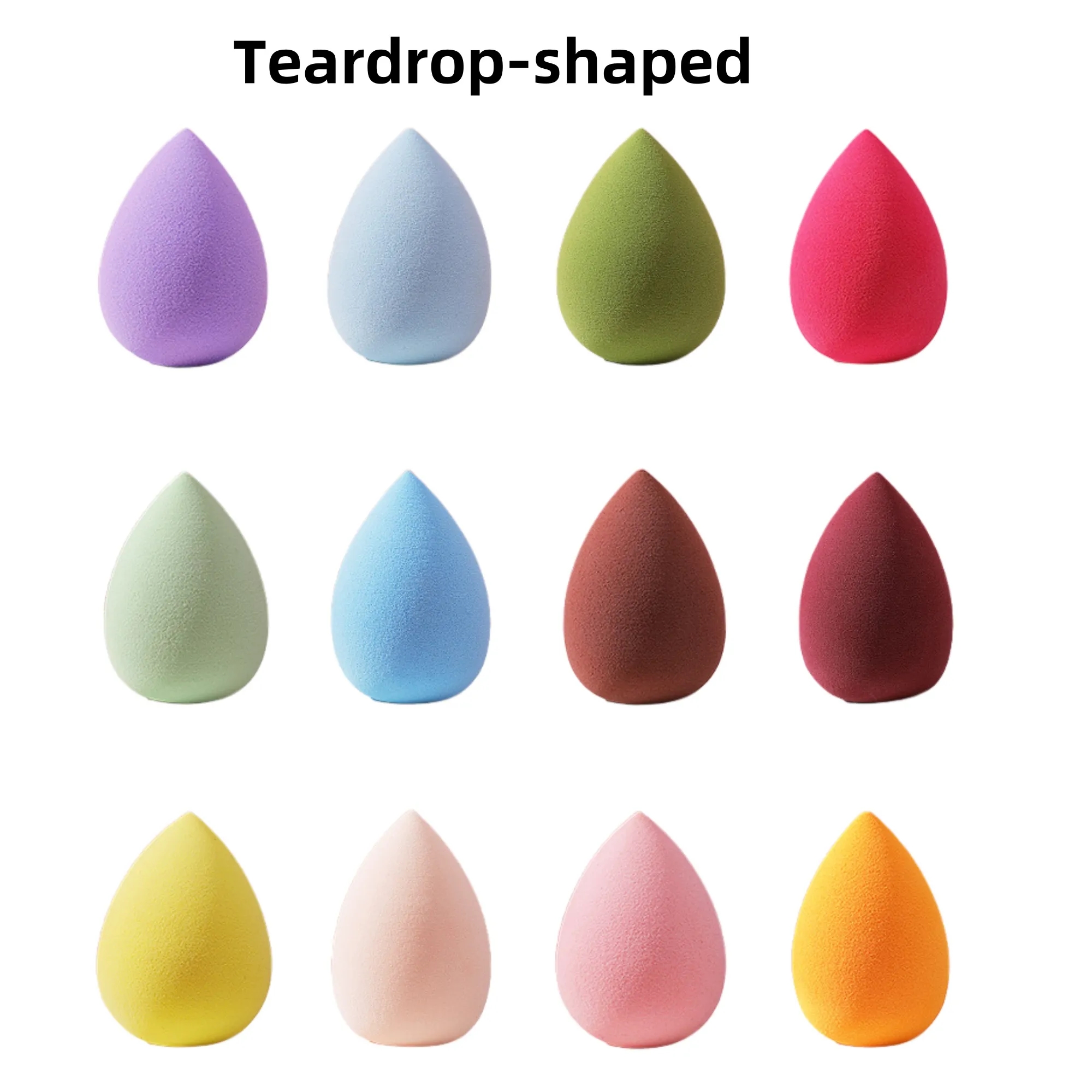 Latex Free Makeup Blending Sponge Wet Dry Use for Foundation 2