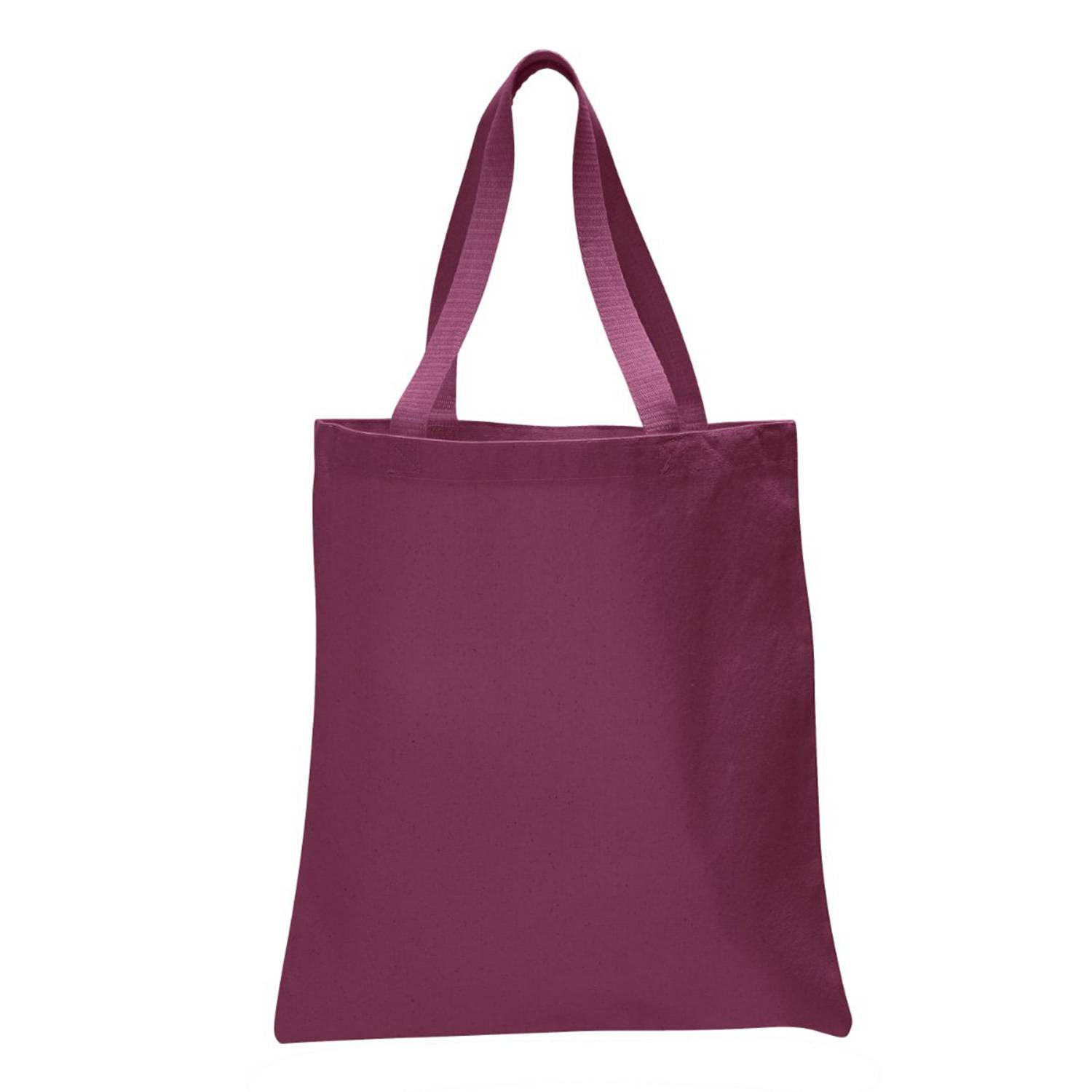 12 oz. Cotton Canvas Tote Bag with Web Handles 2