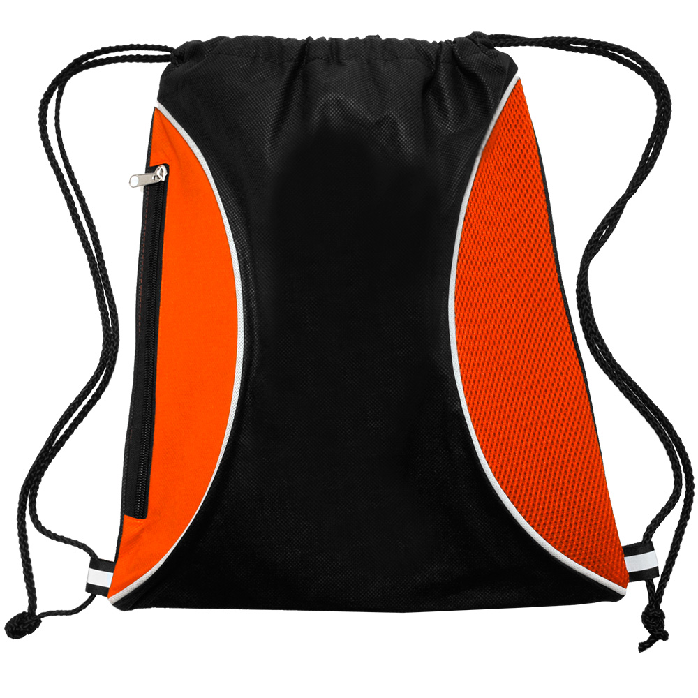 Zipper Side Drawstring Backpacks 12
