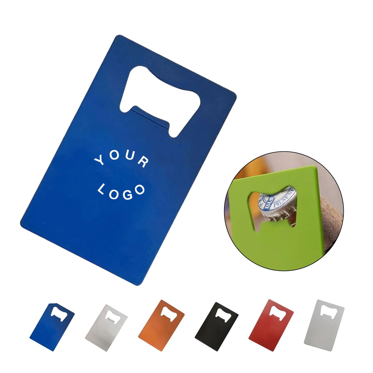 Compact Stainless Steel Bottle Opener Card 5