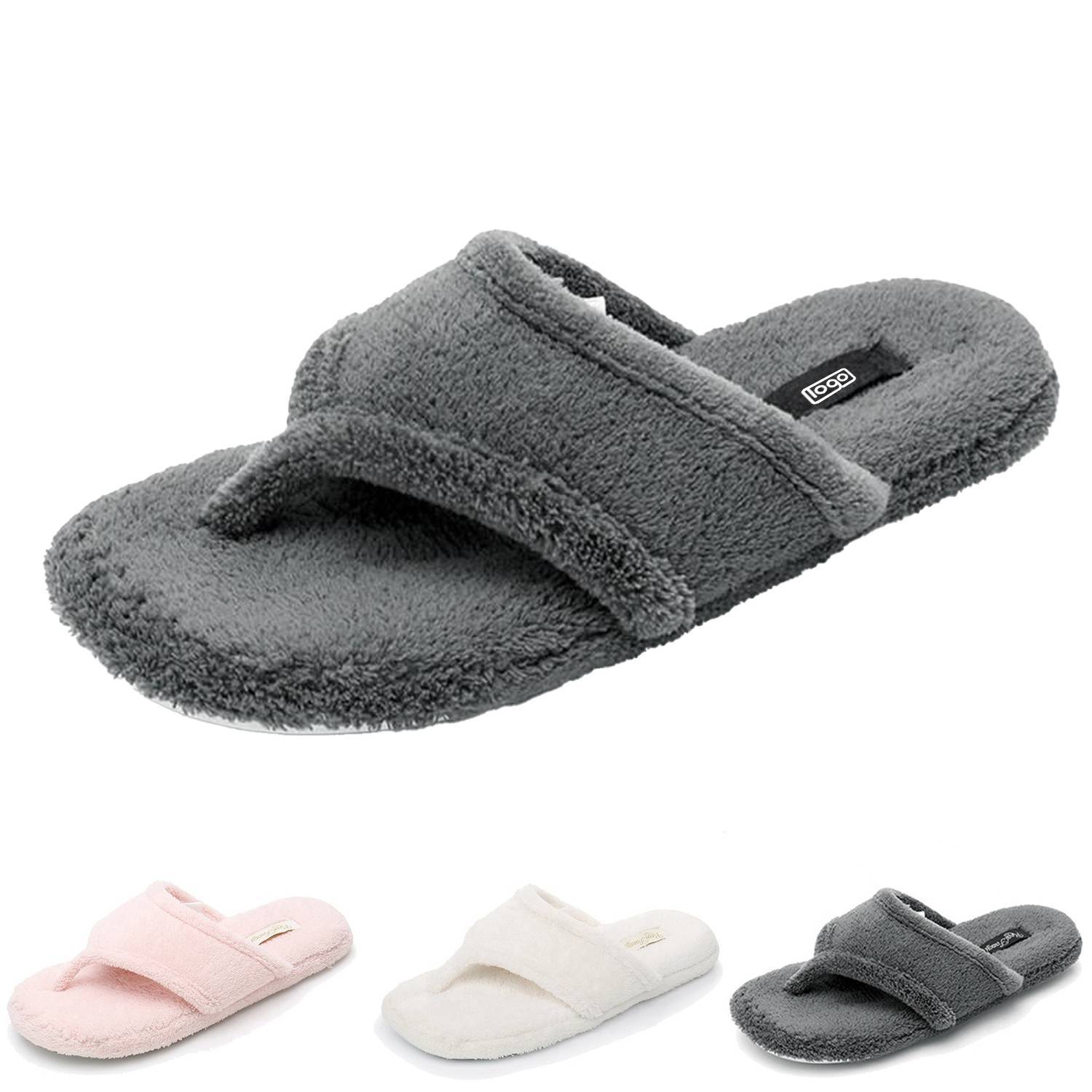 Plush Flip Flops Slippers 2