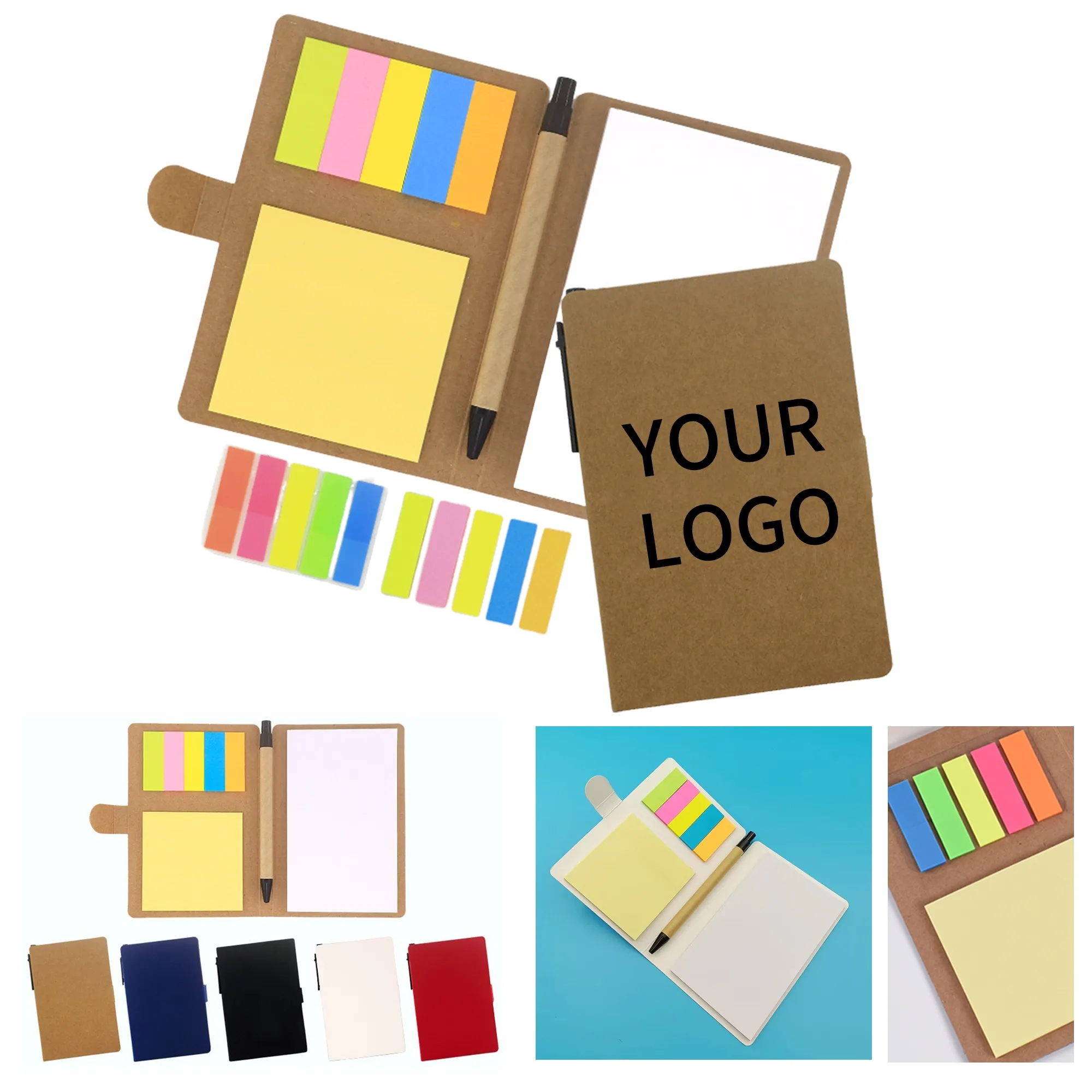 Kraft Sticky Notebook 4
