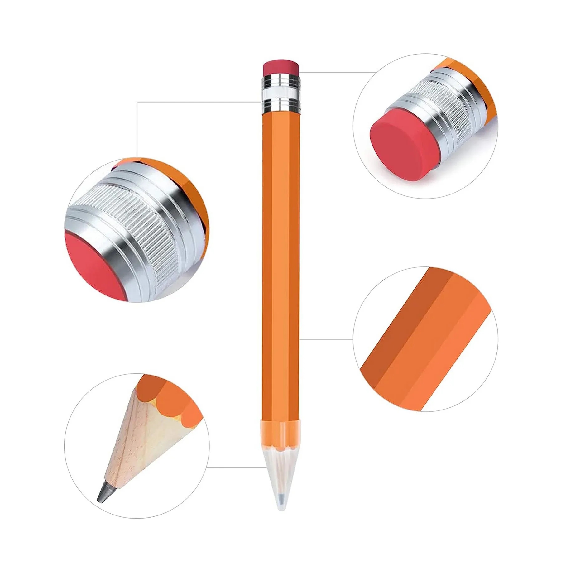 Wooden Jumbo Pencils 12