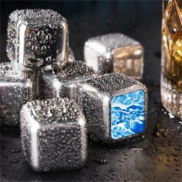 304 Stainless Steel Cubes Ice Stone 1