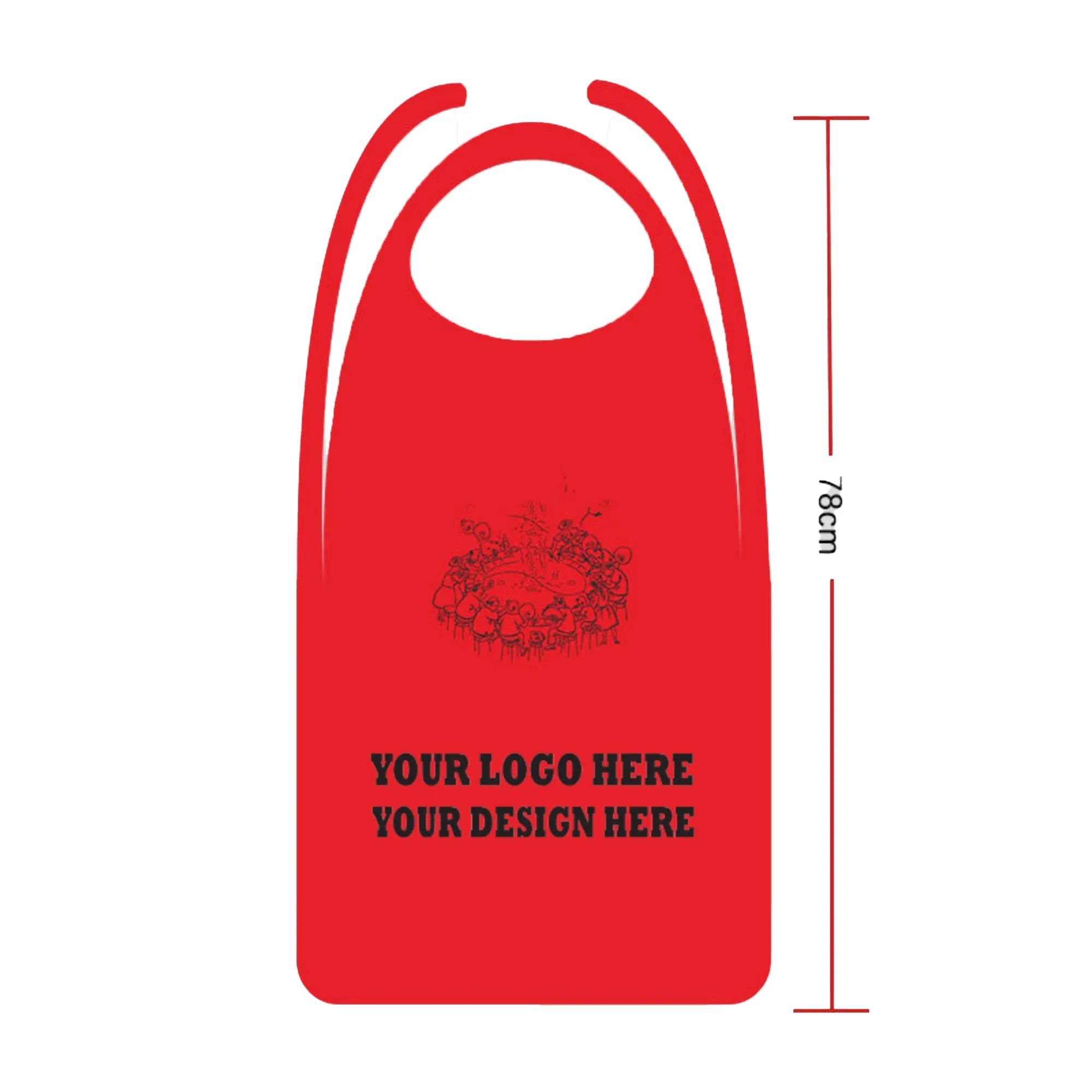 MOQ 100 PCS Disposable non-woven apron For Cooking Painting 2