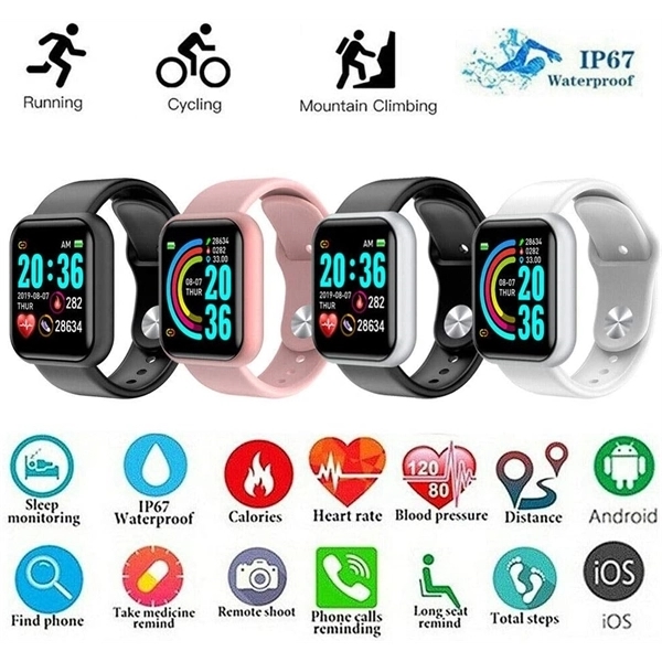 Bluetooth Smart Watch Waterproof Sport Fitness Tracker 2
