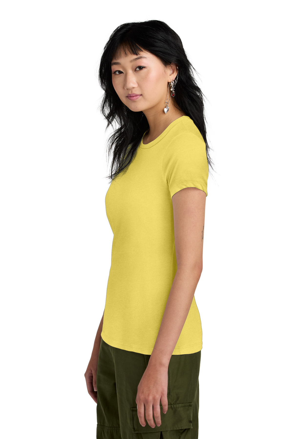 District Women's Perfect Weight Tee. DM104L 244